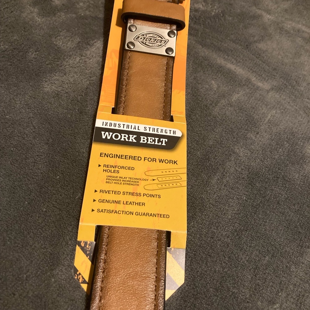 Dickies Industrial Strength Leather Work Belt